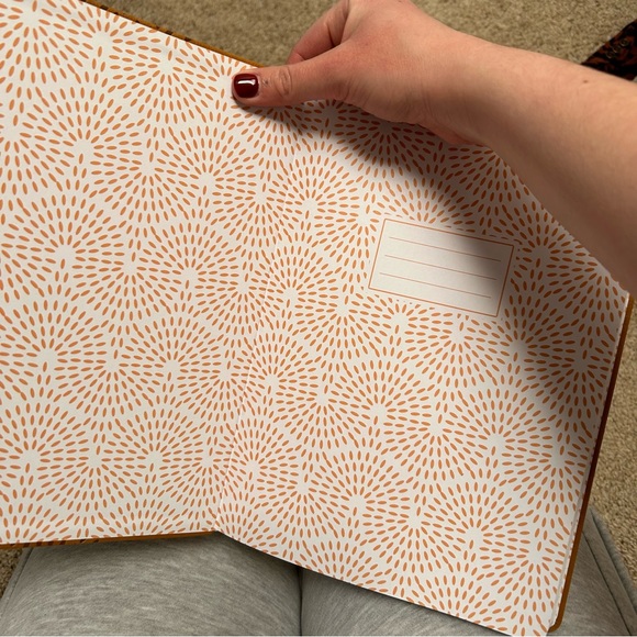 Faux Leather Stamped Composition Notebook Journal - Picture 3 of 5